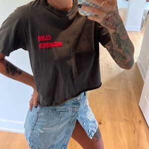 The Margarita Club Member cropped tee